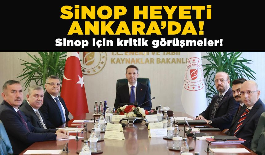 Sinop heyetinden Ankara’da önemli ziyaret