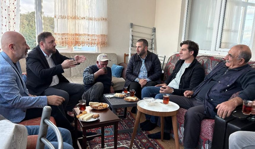 AK Parti Sinop Merkez İlçe Teşkilatından köy ziyaretleri