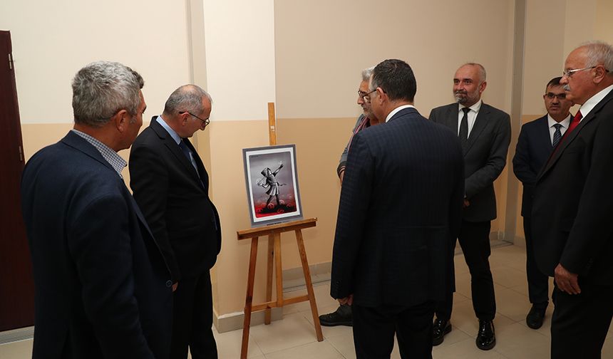 “Gazze’nin Çığlığı” Uluslararası Karikatür Sergisi açıldı