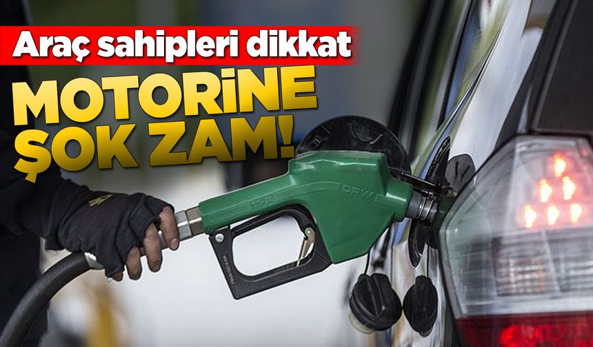 Motorine yeni zam kapıda!