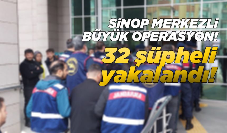 Sinop merkezli büyük bahis operasyonu!