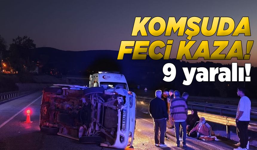 Samsun'da kaza: 9 kişi yaralandı
