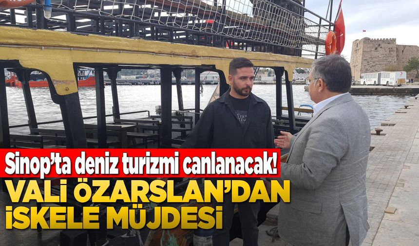 Sinop’ta gezi tekneleri için yeni iskeleler planlanıyor