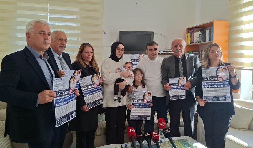 SMA teşhisi alan Sinoplu Uras bebek destek bekliyor!
