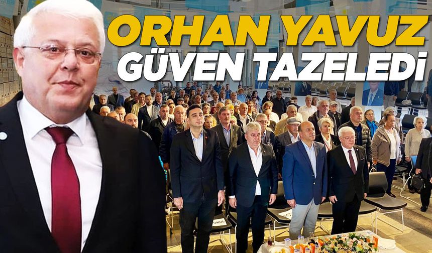 İYİ Parti Sinop İl Başkanı Orhan Yavuz güven tazeledi