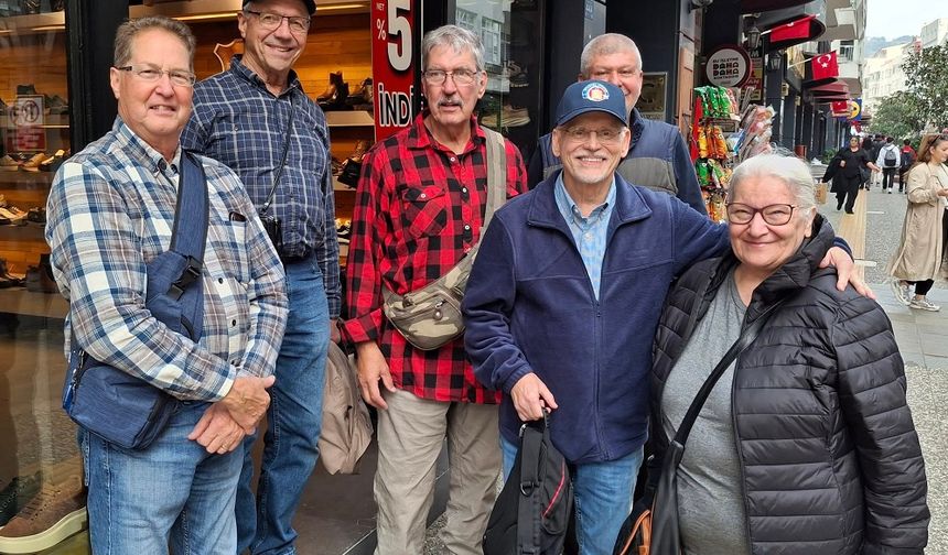 Radarda görev yapan Amerikalı asker Sinop’u ziyaret etti