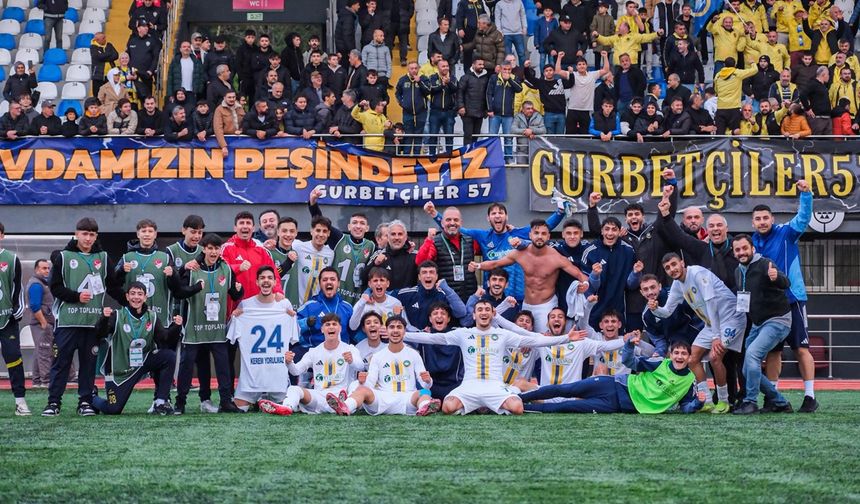 Küçükçekmece Sinop Spor’dan sevindiren galibiyet