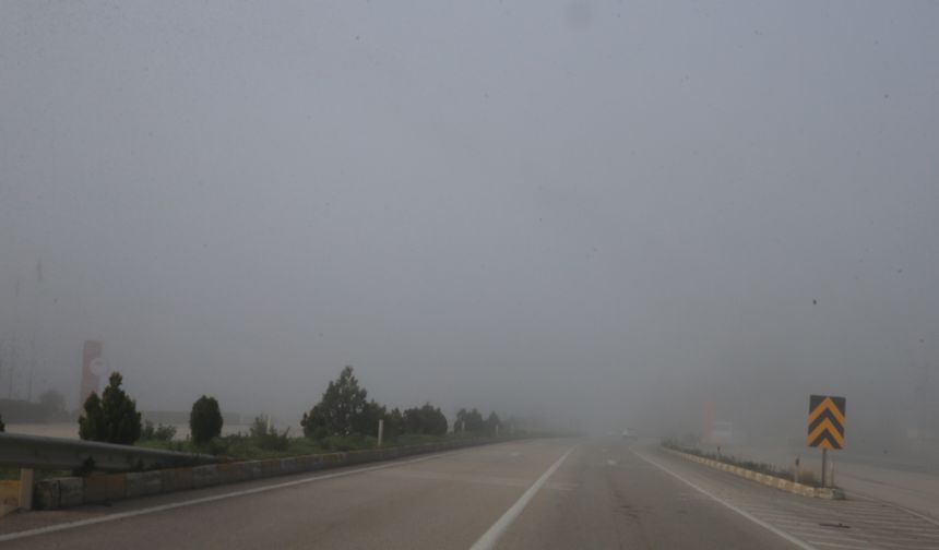 Tokat'ta sis görüş mesafesini düşürdü