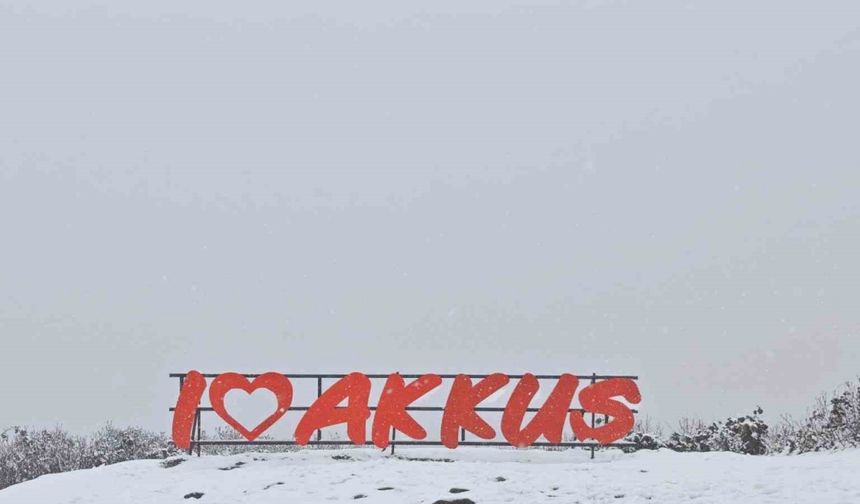 Ordu’nun yükseklerinde kar yağışı etkili oldu