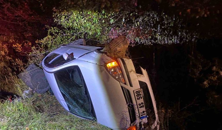Otomobil takla attı: Yaralı sürücü ehliyetsiz çıktı