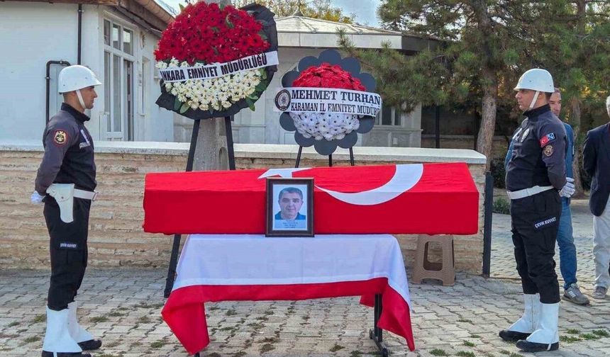 Polis memuru son yolculuğuna uğurlandı
