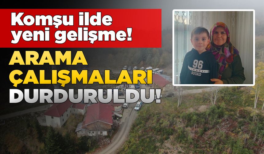 Anne ve oğlunu arama çalışmalarına sis engeli