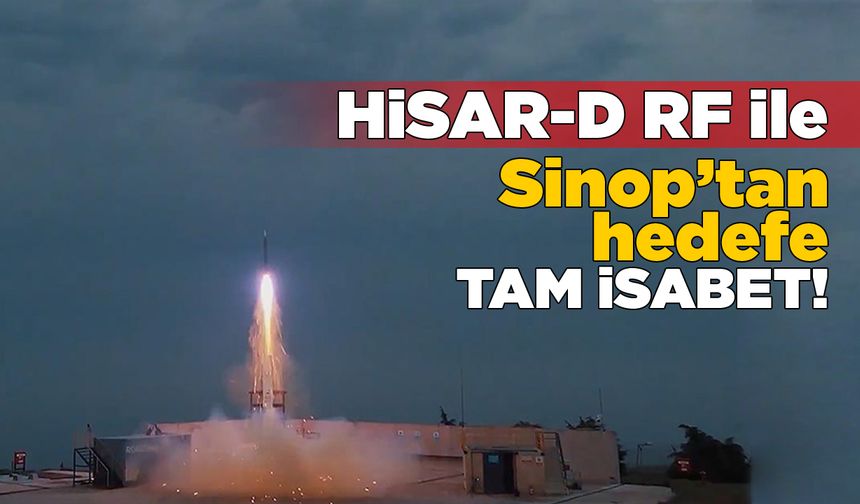 Sinop’tan hedefe tam isabet!