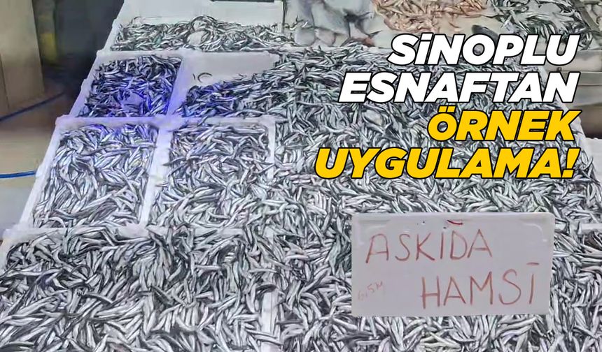 Sinop’ta “Askıda Hamsi” uygulaması