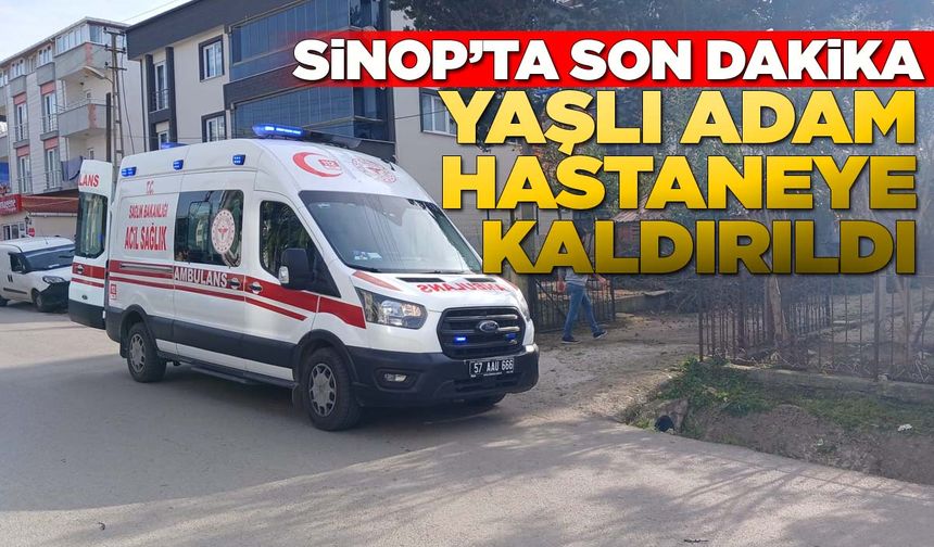 Sinop’ta yüksekten düşen adam yaralandı