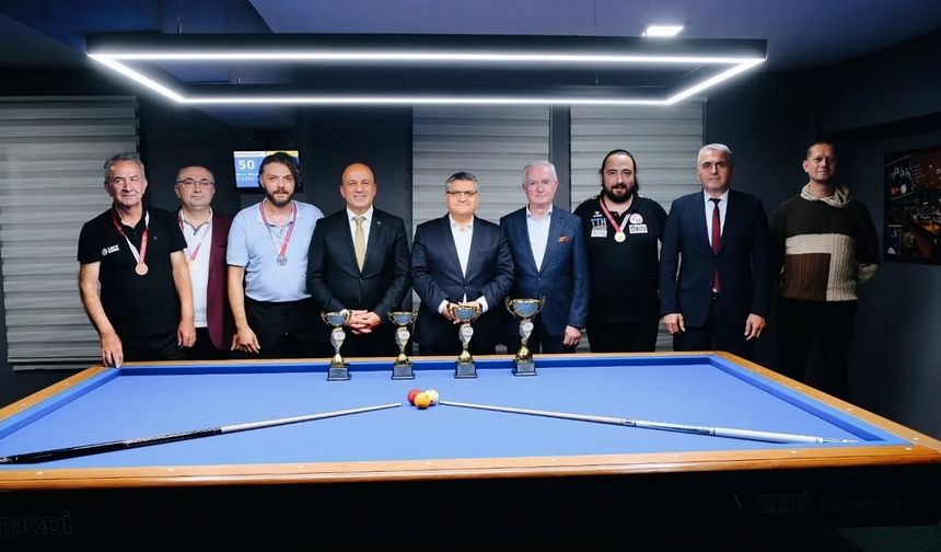 Sinop Karadeniz Bölge Üç Bant Şampiyonası sona erdi