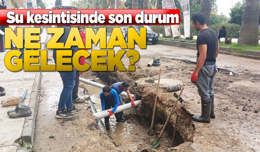 Sinop’ta su arızasında son durum