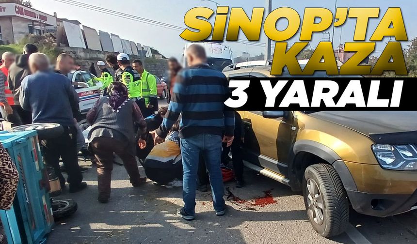 Sinop’ta elektrikli motosiklet kazası