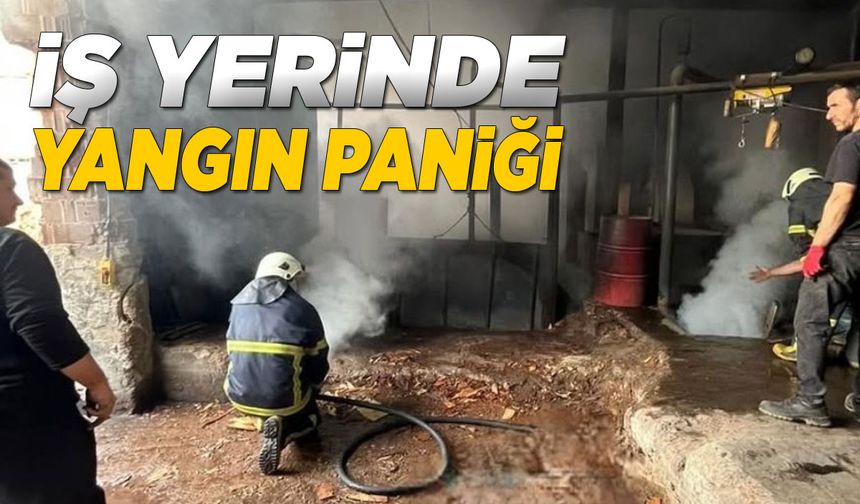 İşletmede çıkan yangına hızlı müdahale