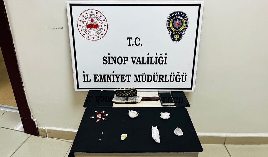 Sinop’ta narkotik operasyonu: 3 şüpheli tutuklandı