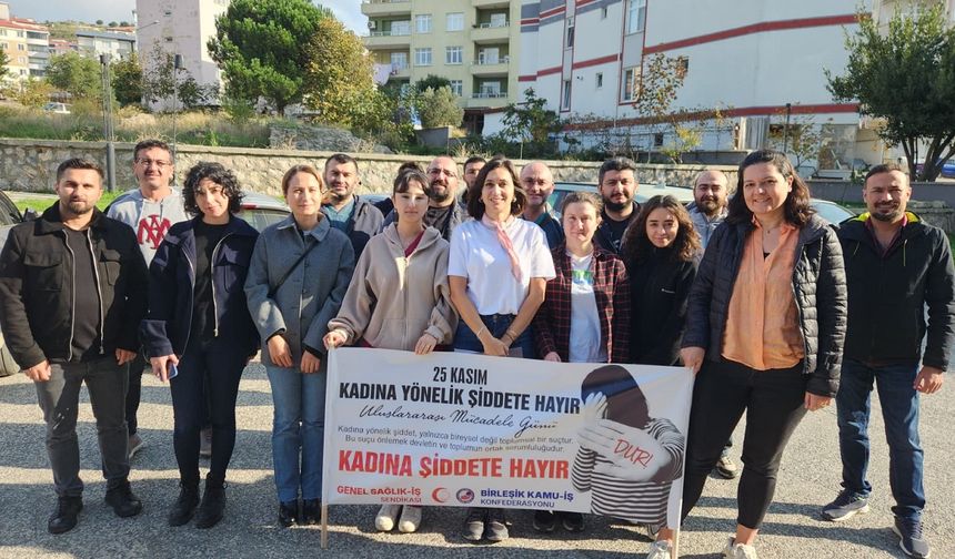 Genel Sağlık-İş’ten kadına şiddetle mücadele açıklaması