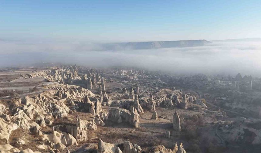 Kapadokya'da sis manzarası
