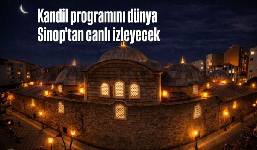 Regaib Kandili programı Sinop’tan TGRT’nin tüm kanallarında canlı yayınlanacak