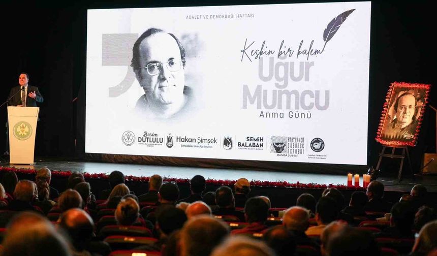 Gazeteciliğin keskin kalemi Uğur Mumcu anıldı