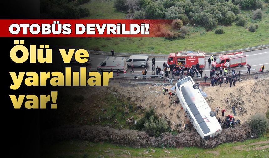 Antalya'da otobüs şarampole devrildi: 8 ölü, 26 yaralı