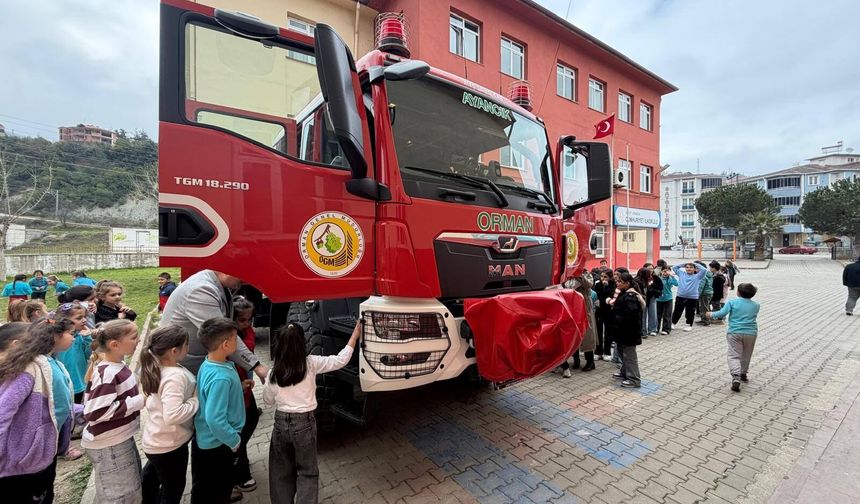 Çocuklar orman yangınlarına karşı bilinçlendi