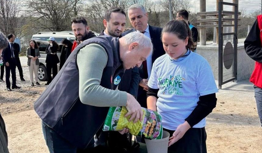 Sinop'ta yeşil gelecek için anlamlı hediye