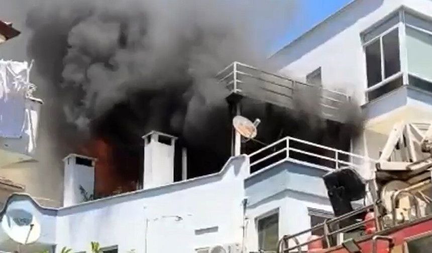 Balkonda mangal keyfi facia ile sonuçlandı
