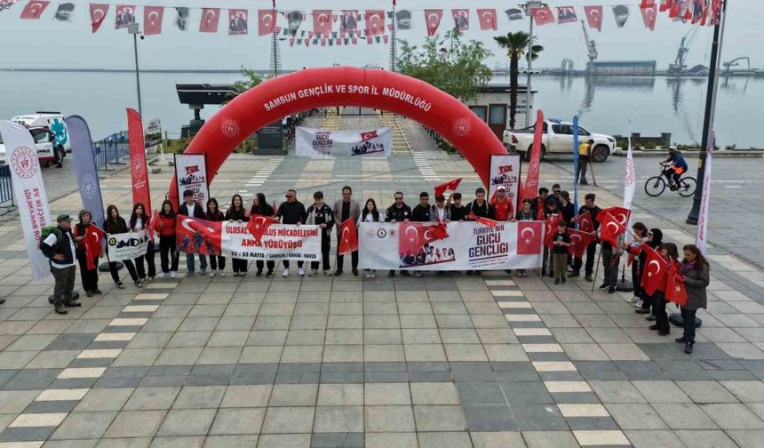 'Dağcılık Ulusal Kurtuluş Mücadelesi Anma Yürüyüşü' başladı