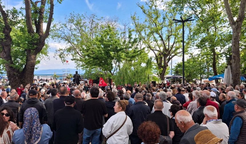 CHP Sinop’tan “mutlak butlan” kararına tepki mitingi!