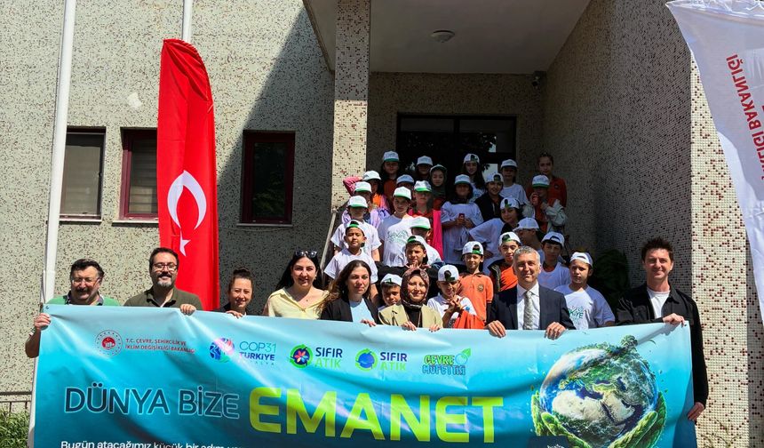 Sinop’ta öğrencilere sıfır atık ve çevre bilinci eğitimi verildi