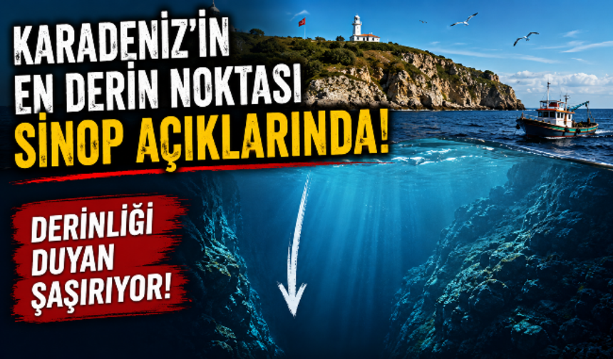 Karadeniz'in En Derin Noktası Sinop Açıklarında! Derinliği Duyan Şaşırıyor