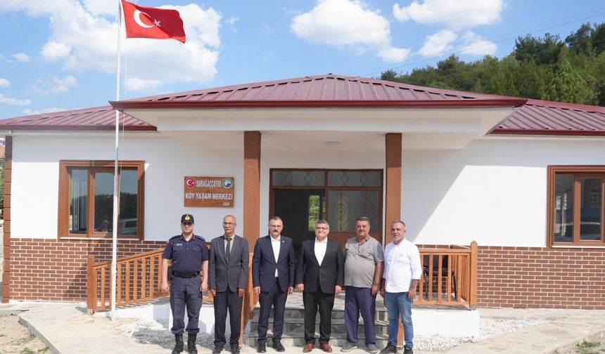 Sarıağaççayırı Köy Yaşam Merkezi tamamlandı