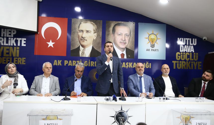 AK Parti Giresun İl Başkanlığı'nda temayül yoklaması