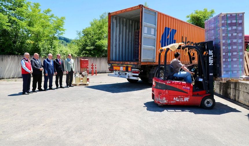 Ordu'dan İngiltere'ye 17 tonu aşkın bal gönderildi
