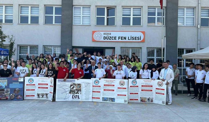 Öğrencilerin bilim ve sanat projeleri görücüye çıktı