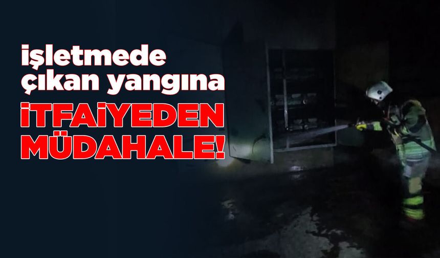 Kurutma makinesinde çıkan yangın korkuttu!