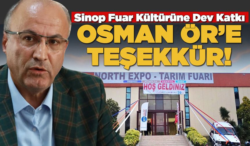 Sinop'un Fuar Hayaline 15 Bin Metrekarelik Destek