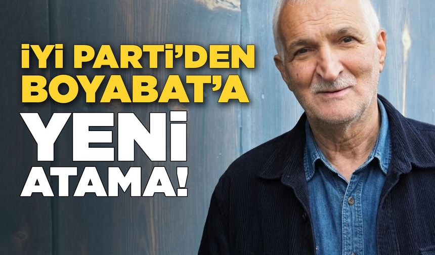 İYİ Parti Boyabat İlçe Başkanlığı'na yeni atama!