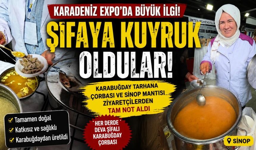 Her derde deva karabuğday Sinop'ta tarhana oldu