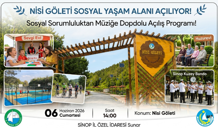 Sinop’ta Yeni Cazibe Merkezi Açılıyor!