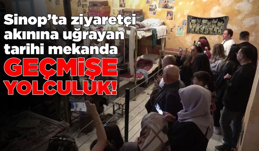 Binlerce turist Sinop'ta geçmişe yolculuk yaptı