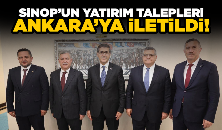 Sinop heyetinden Strateji ve Bütçe Başkanlığına ziyaret