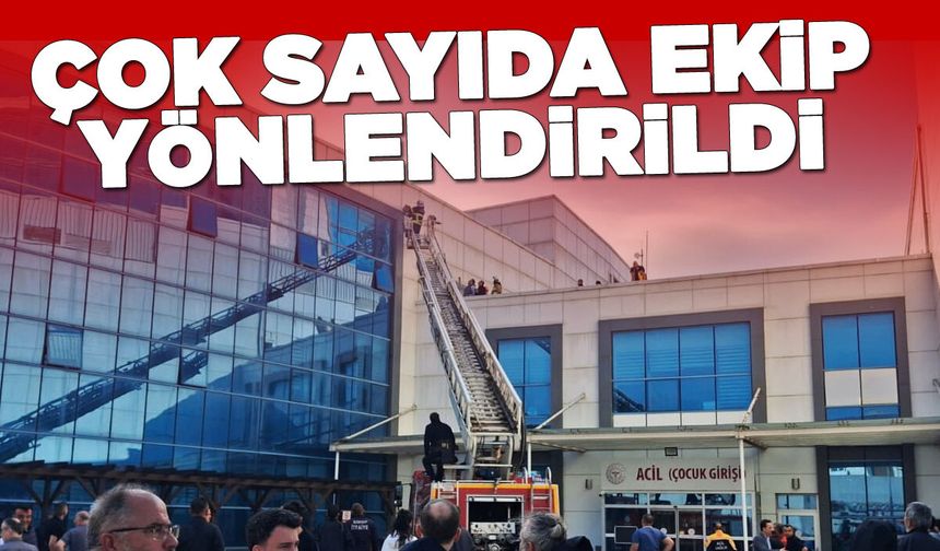 Sinop Atatürk Devlet Hastanesi'nde duman paniği
