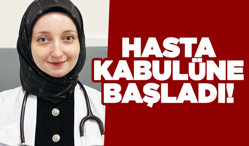 Sinop'ta İç Hastalıkları Uzmanı Aktaş göreve başladı