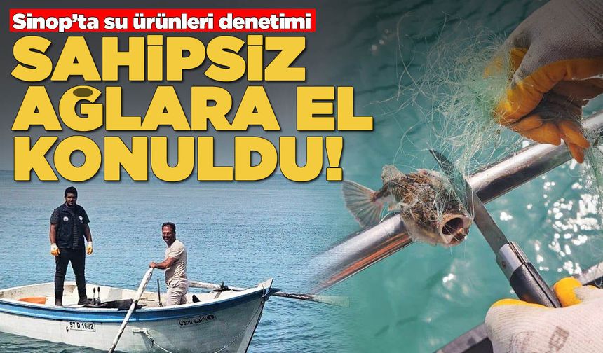 Sinop açıklarında su ürünleri denetimi